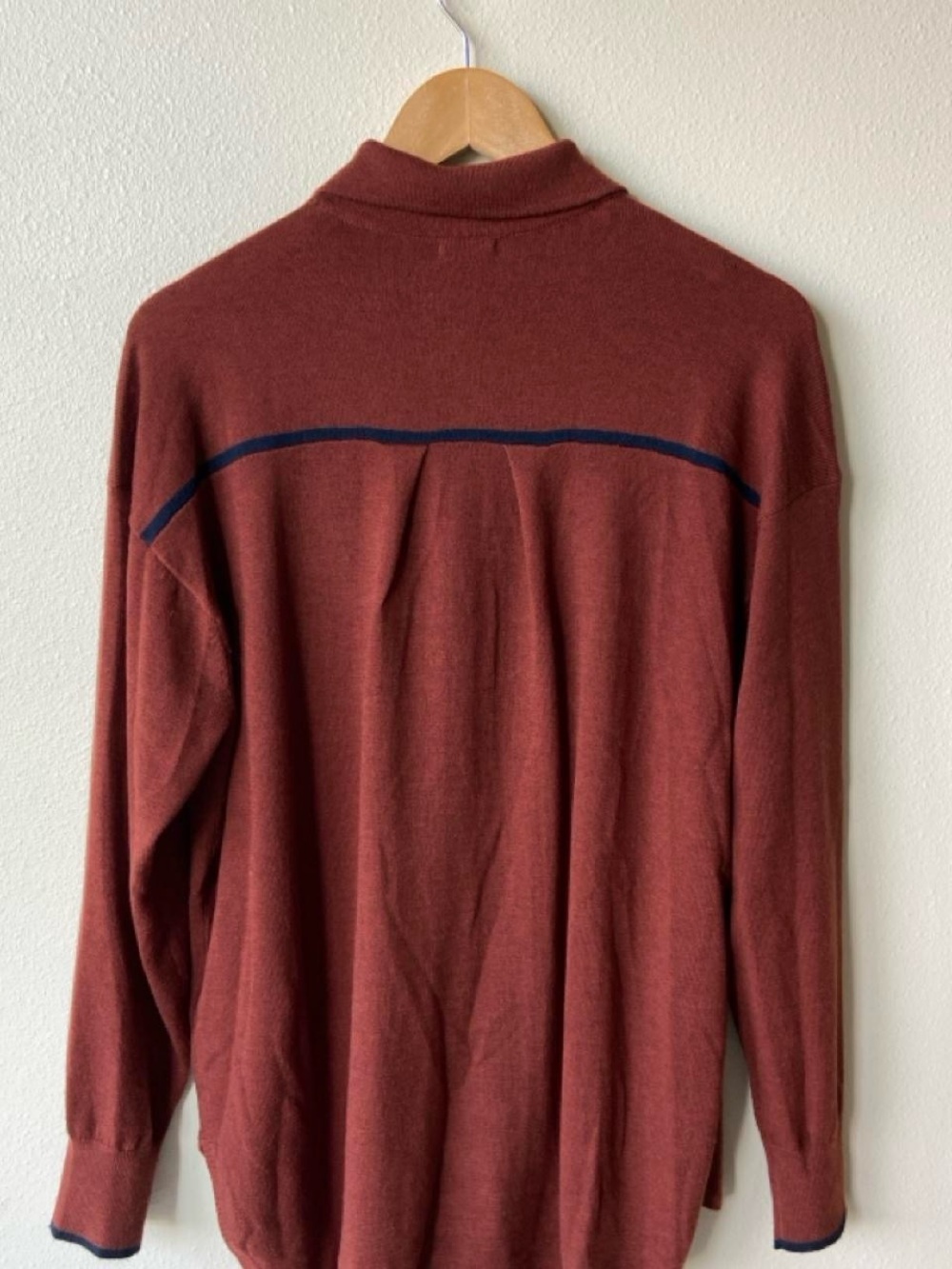 Smartwool Women Edgewood Button Down Sweater Pecan Brown Maroon - Picture 8 of 8